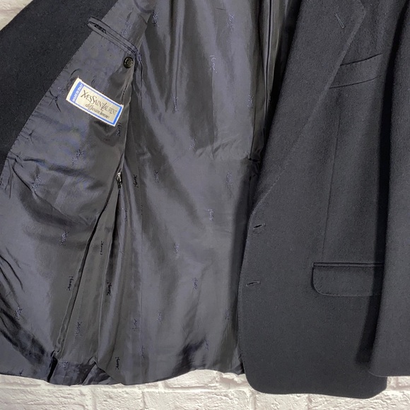 Vintage YSL Wool & Cashmere Blazer - Picture 3 of 8